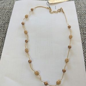 Monet adjustable necklace with tags